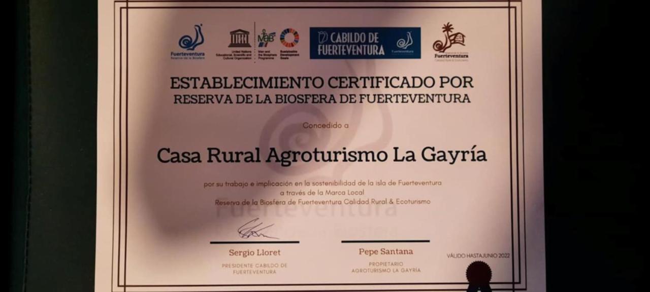 Agroturismo La Gayria Tiscamanita Buitenkant foto